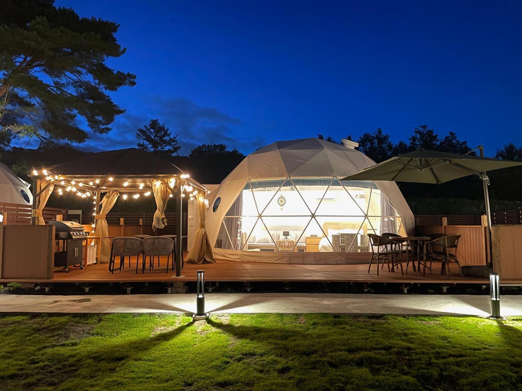 Gramercy Village 山中湖 Glamping &Sauna ยามานากะโกะ ภายนอก รูปภาพ