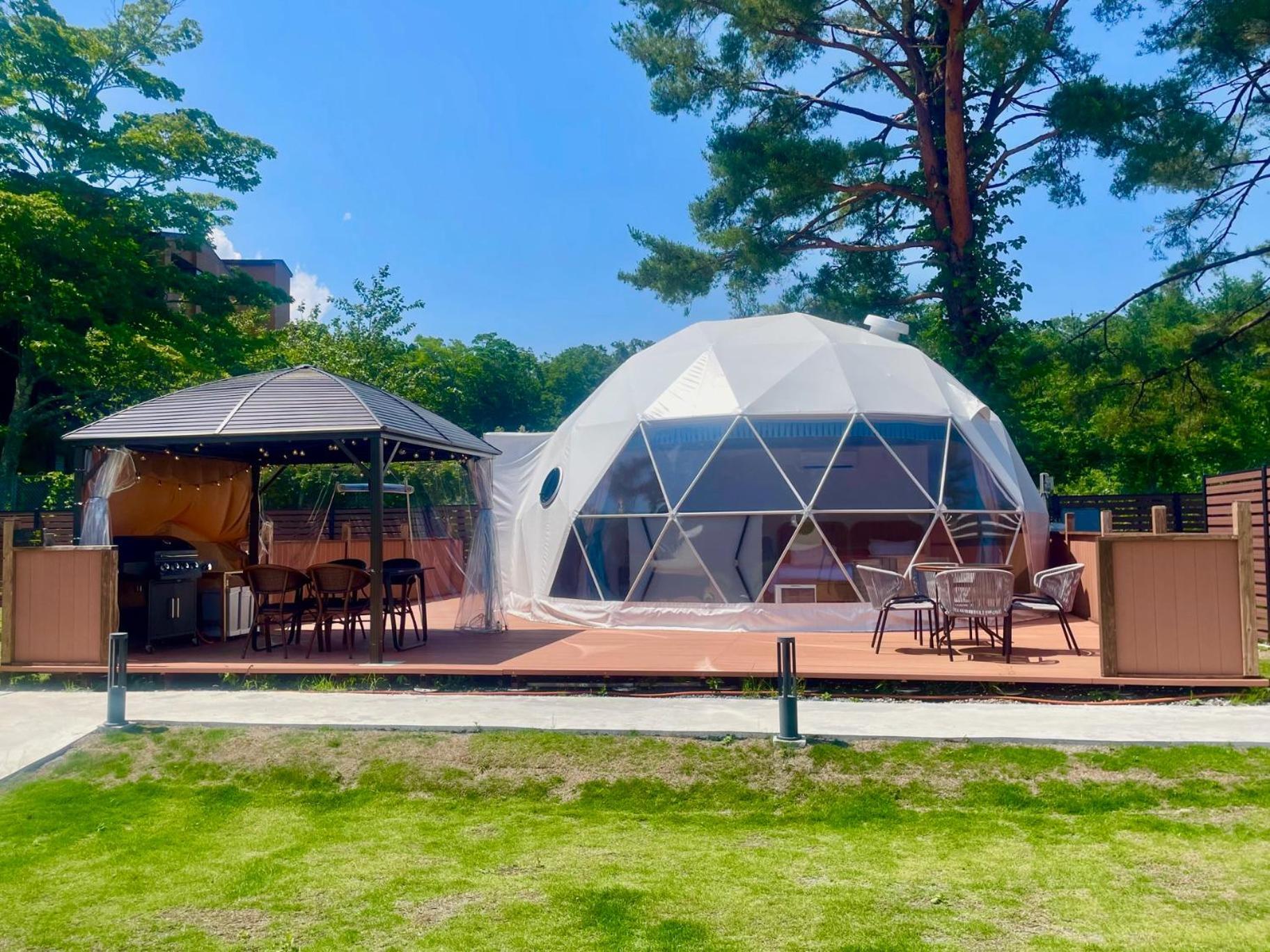 Gramercy Village 山中湖 Glamping &Sauna ยามานากะโกะ ภายนอก รูปภาพ